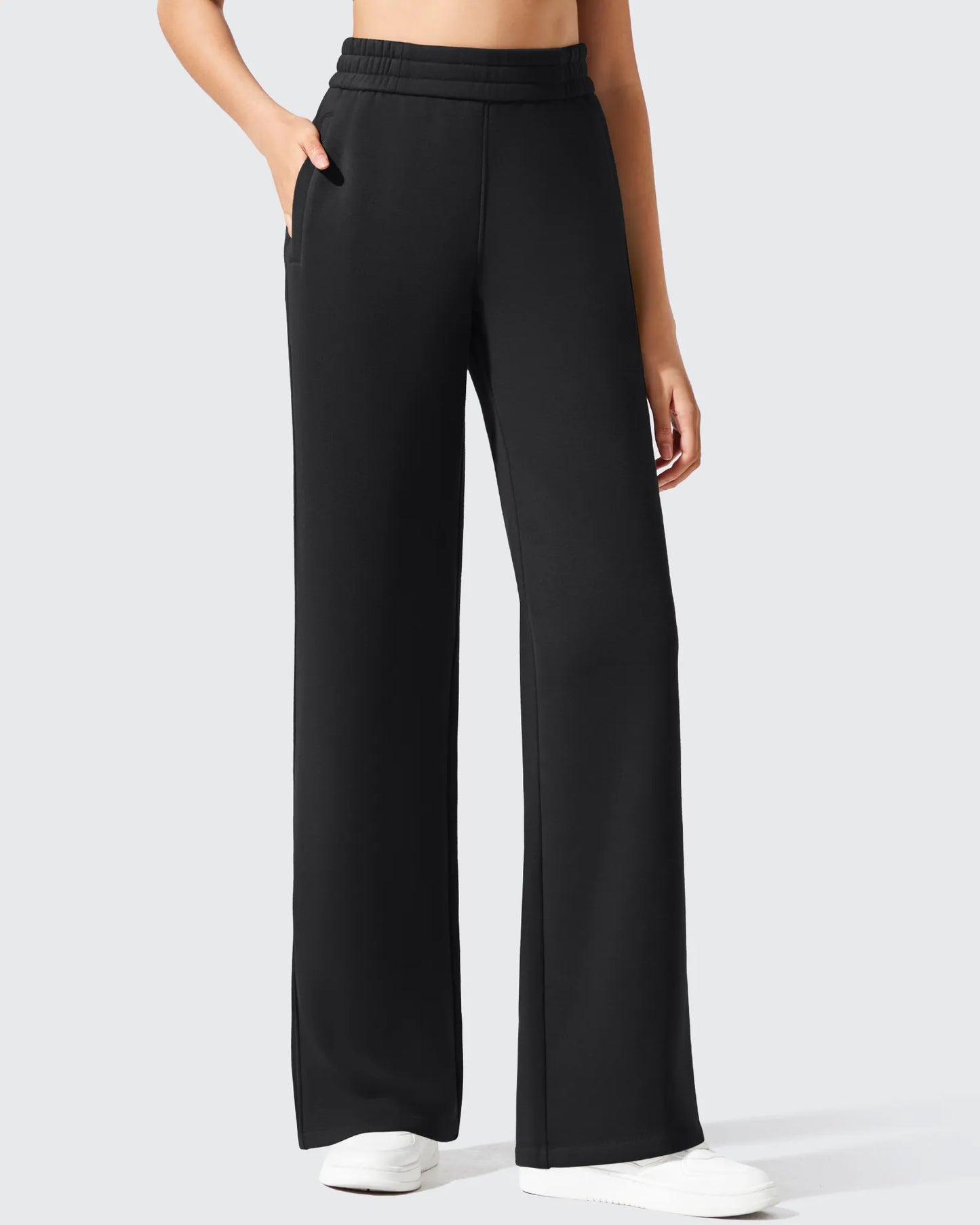 Pantalones de chándal Flurrylux con forro polar de algodón y cintura elástica