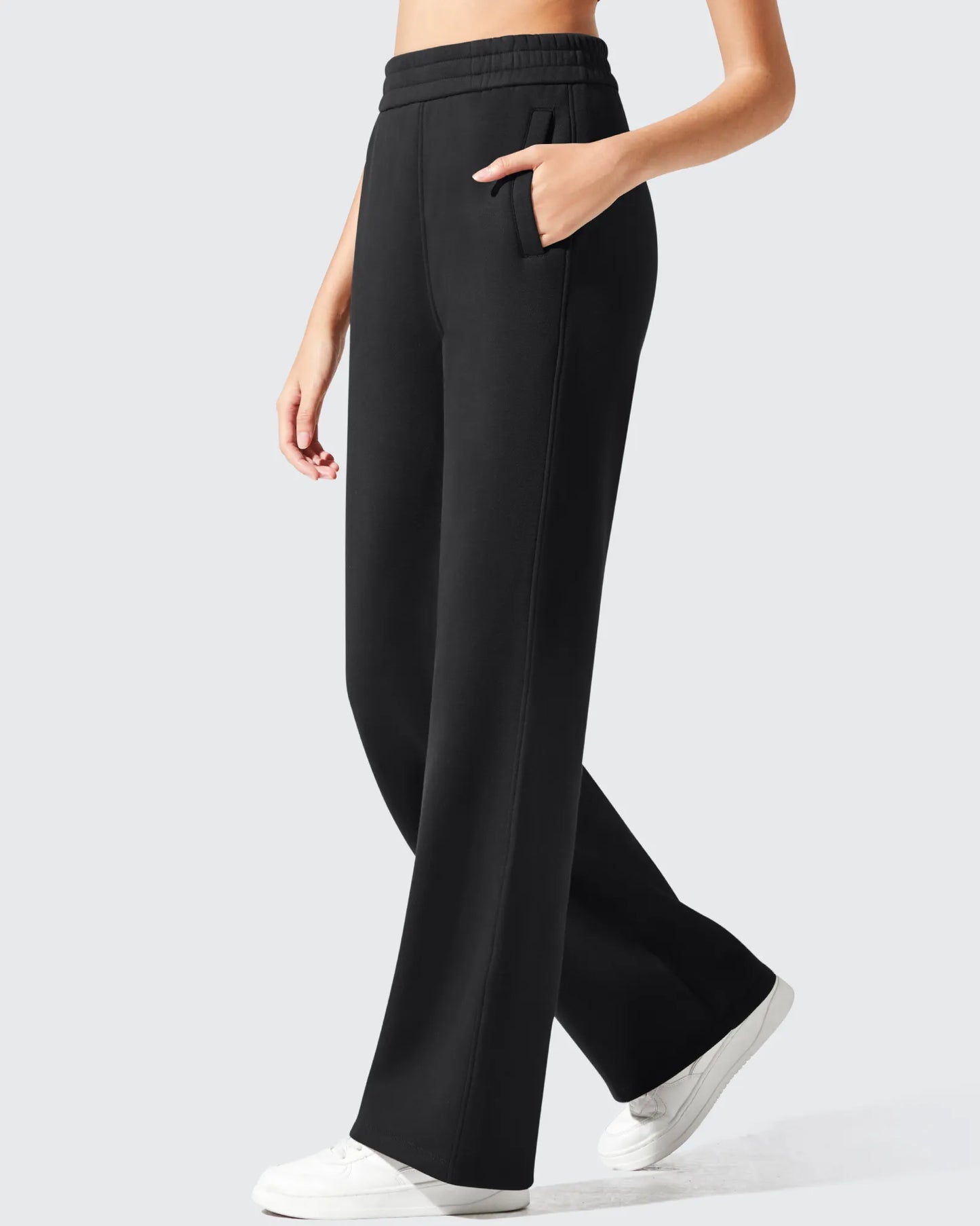 Pantalones de chándal Flurrylux con forro polar de algodón y cintura elástica
