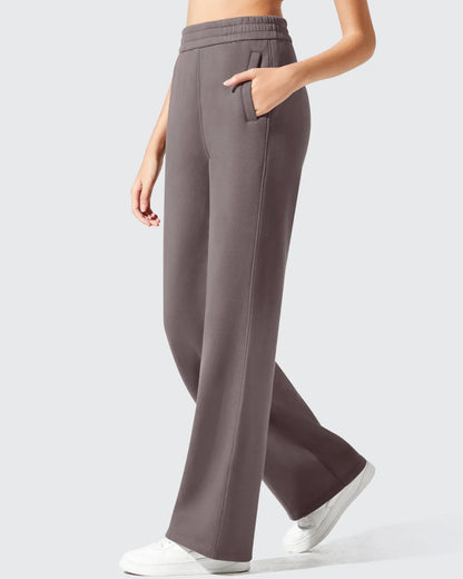 Pantalones de chándal Flurrylux con forro polar de algodón y cintura elástica