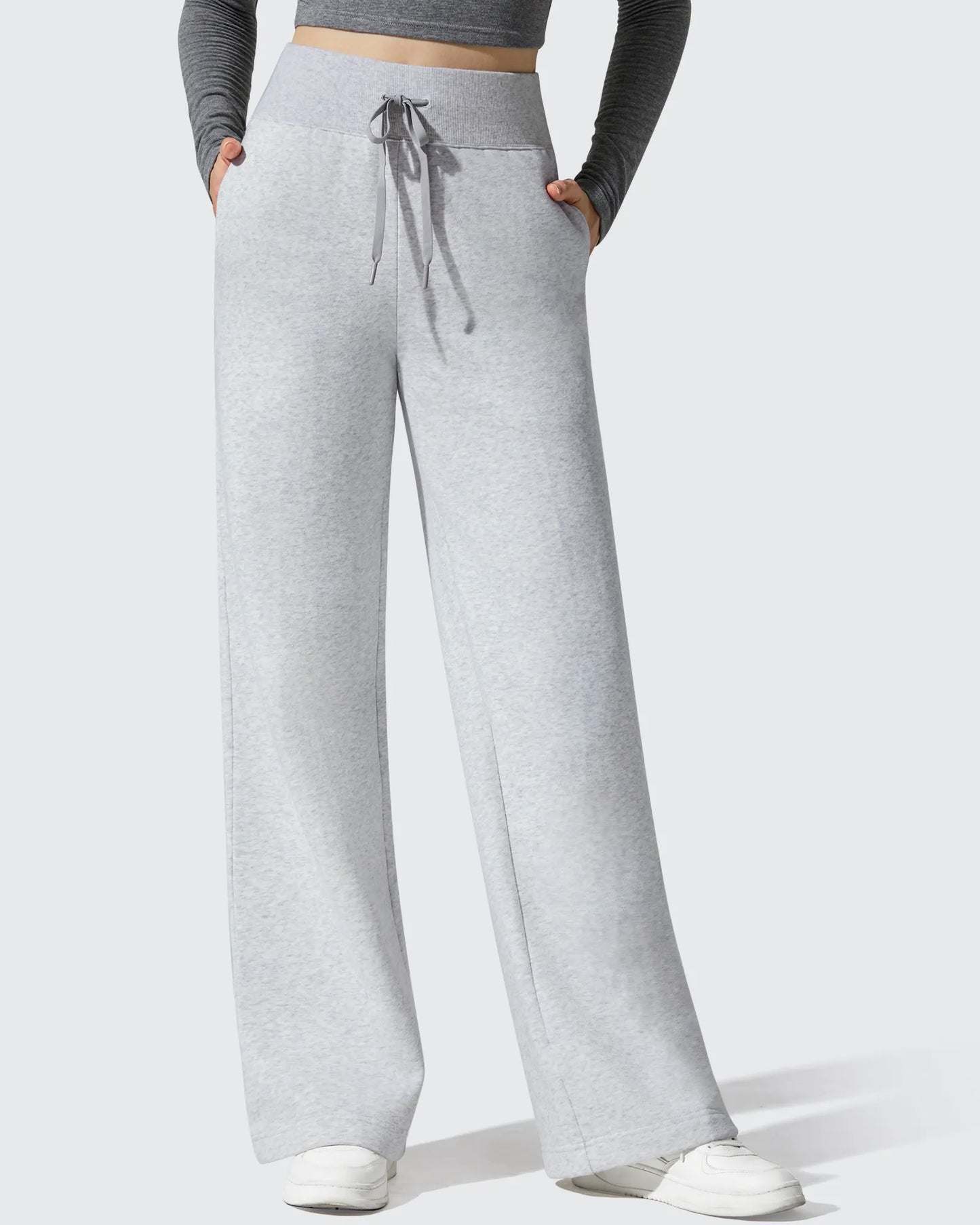 Pantalones térmicos de algodón con forro polar y cordón ajustable Flurrylux