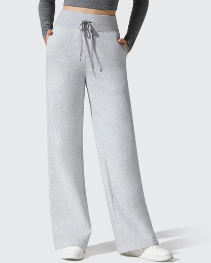Pantalones térmicos de algodón con forro polar y cordón ajustable Flurrylux