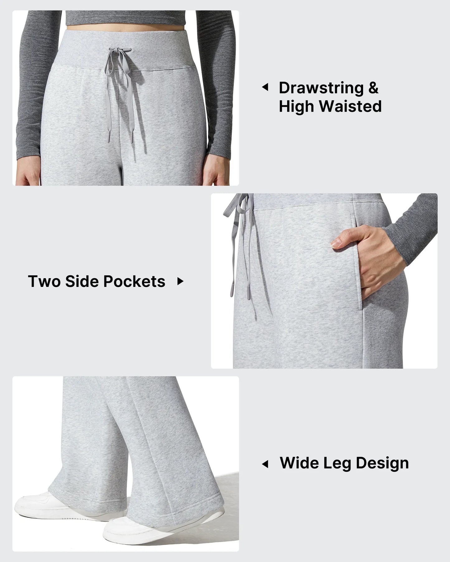 Pantalones térmicos de algodón con forro polar y cordón ajustable Flurrylux