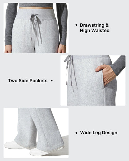 Pantalones térmicos de algodón con forro polar y cordón ajustable Flurrylux