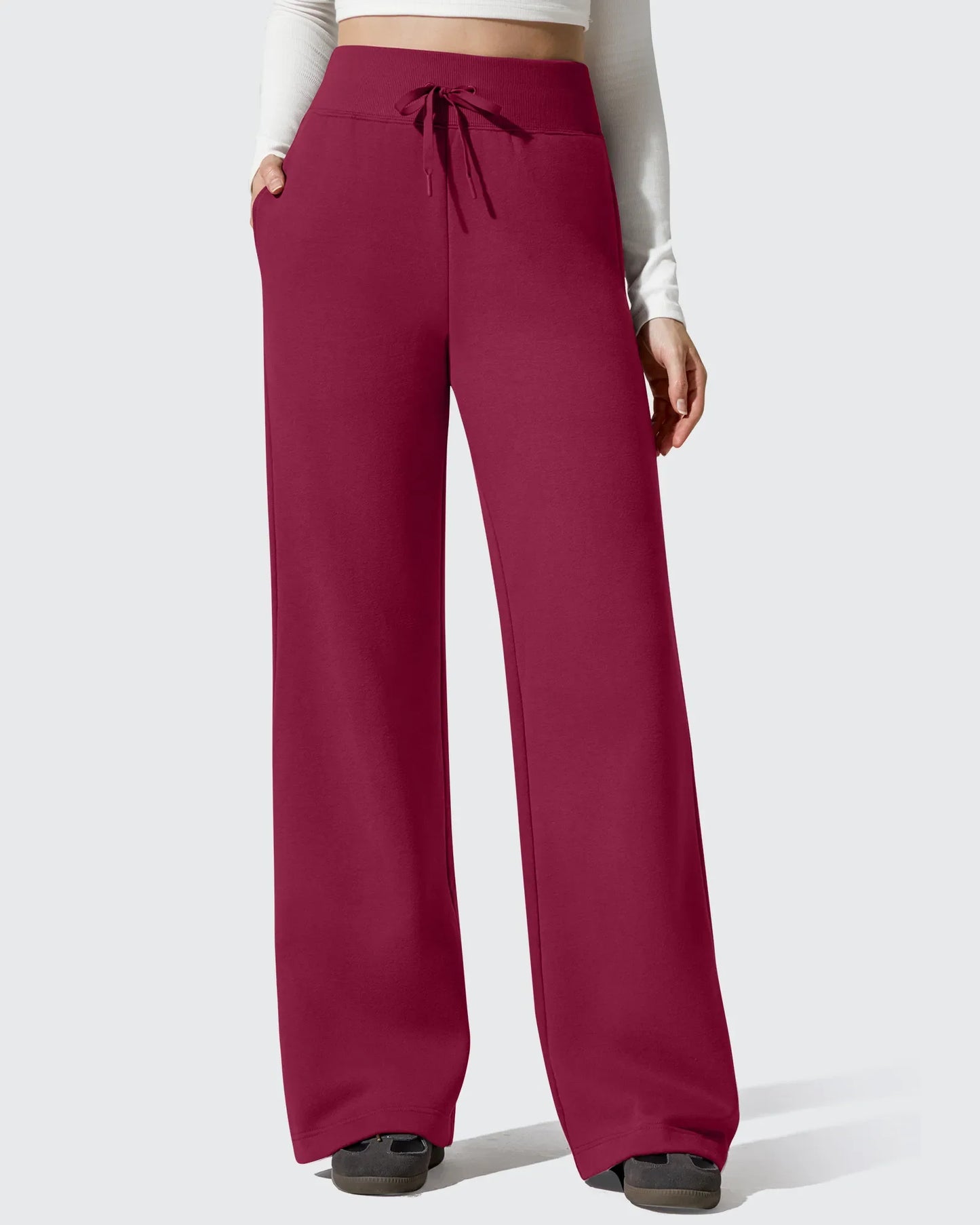 Pantalones térmicos de algodón con forro polar y cordón ajustable Flurrylux