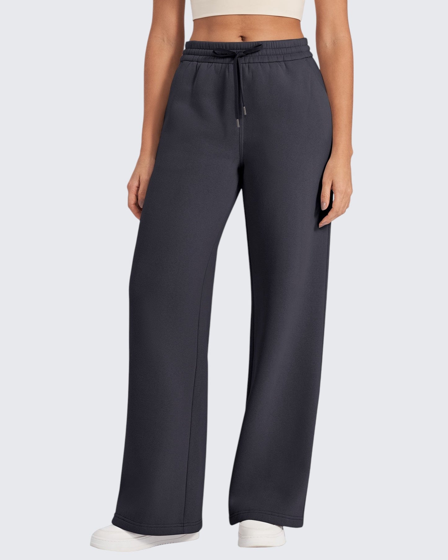 Pantalones Flurrylux de Cintura Alta con Cordón y Forro Polar