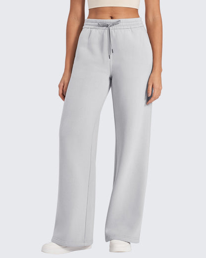 Pantalones Flurrylux de Cintura Alta con Cordón y Forro Polar