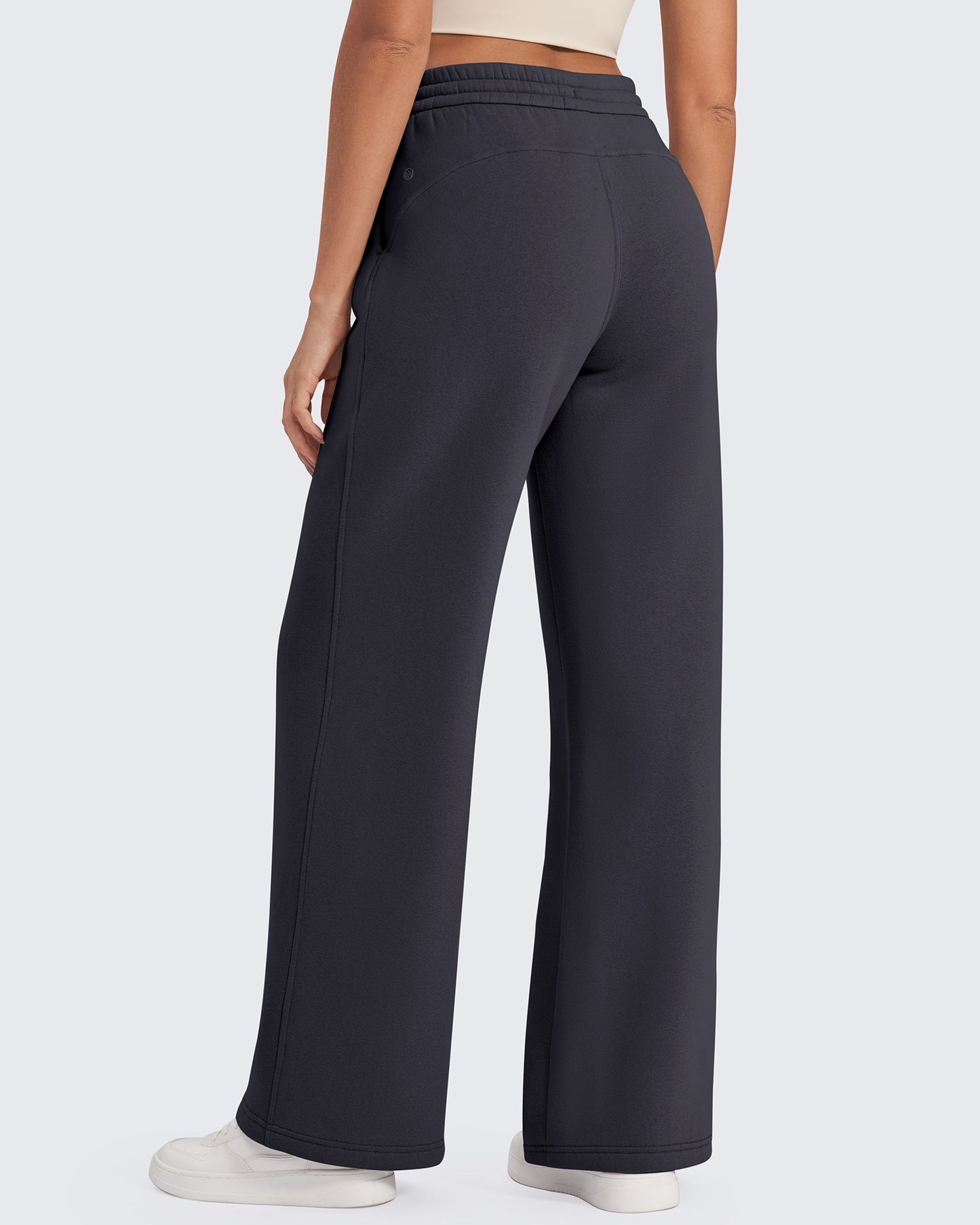 Pantalones Flurrylux de Cintura Alta con Cordón y Forro Polar