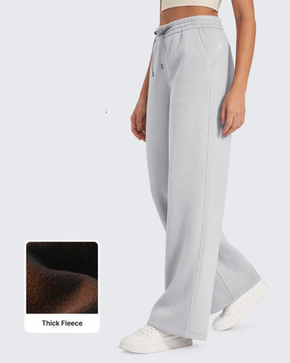 Pantalones Flurrylux de Cintura Alta con Cordón y Forro Polar