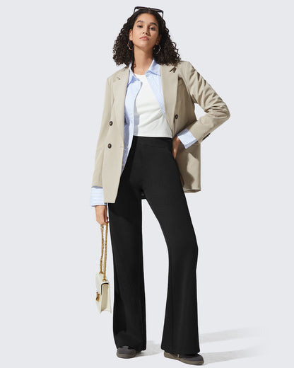 Pantalones de chándal acampanados sueltos con forro polar Flurrylux