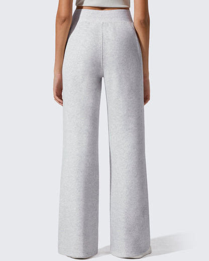 Pantalones de chándal acampanados sueltos con forro polar Flurrylux