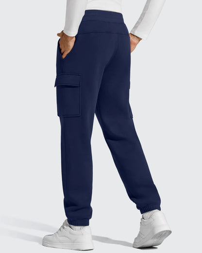 Pantalones cargo Flurrylux de algodón con forro polar y cordón para hombre