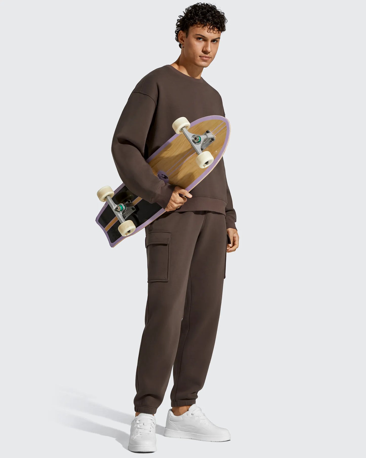 Pantalones cargo Flurrylux de algodón con forro polar y cordón para hombre
