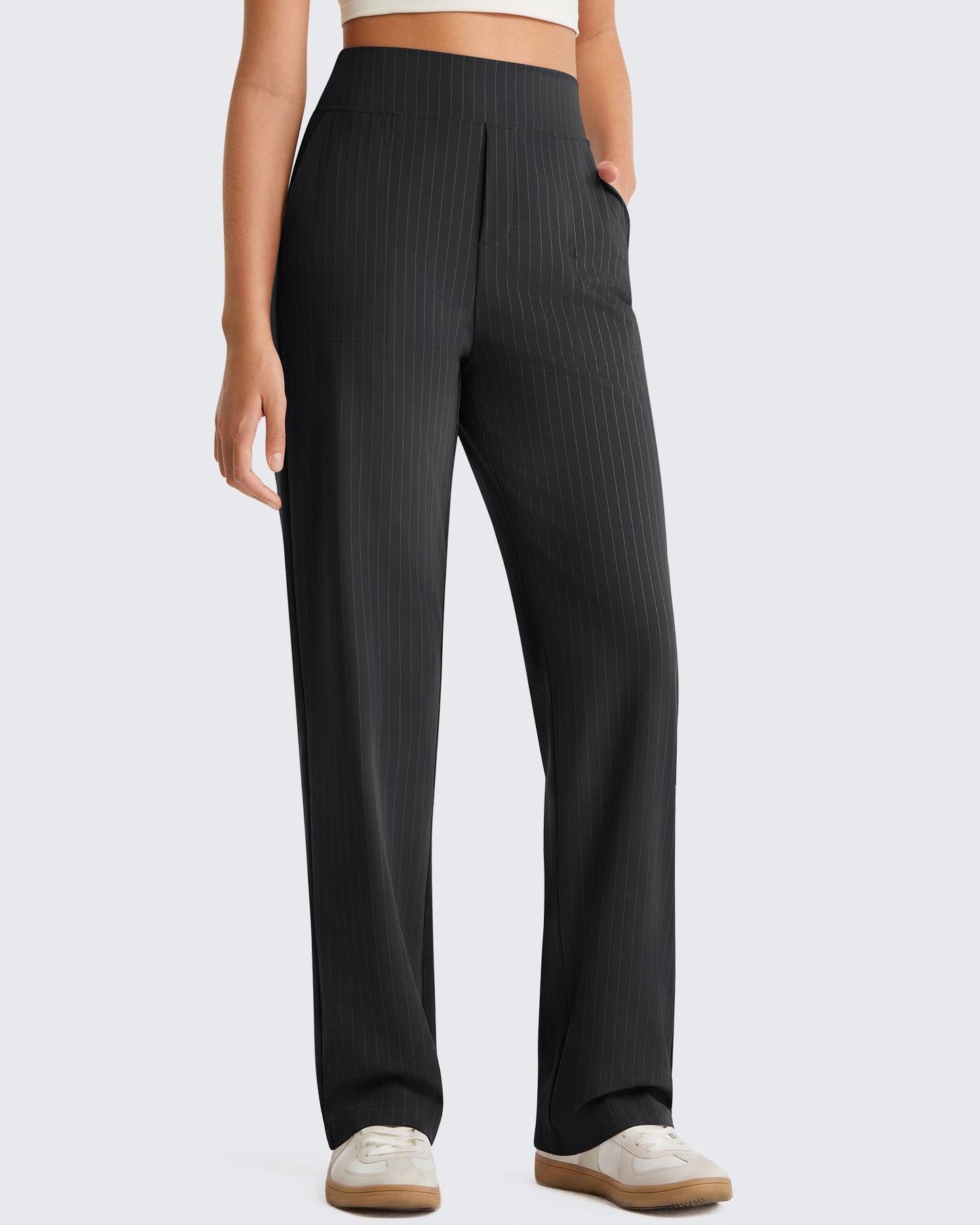 Pantalones de Trabajo G4Free ShiftReady con Raya Diplomática, Bolsillos y Pierna Recta