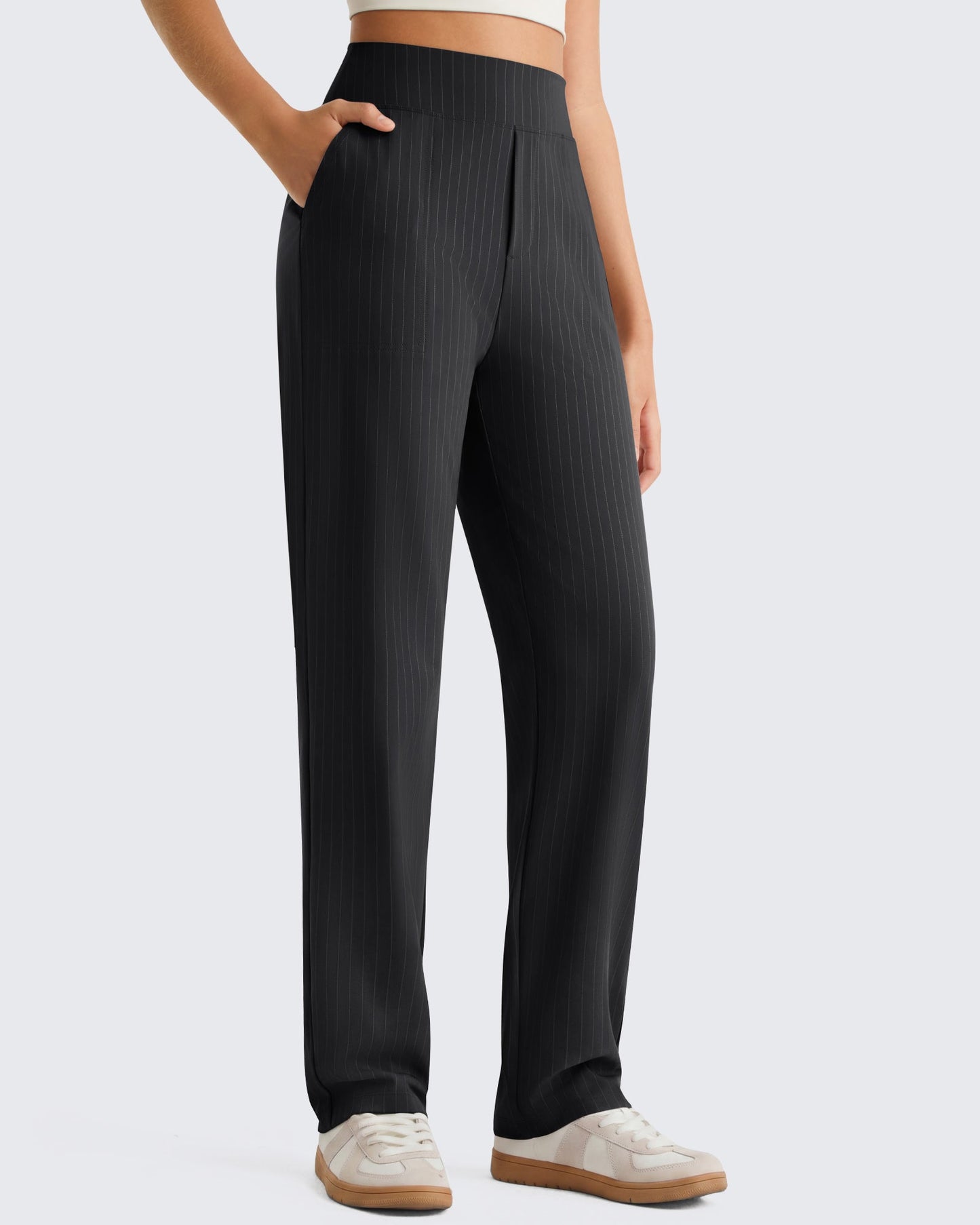 Pantalones de Trabajo G4Free ShiftReady con Raya Diplomática, Bolsillos y Pierna Recta