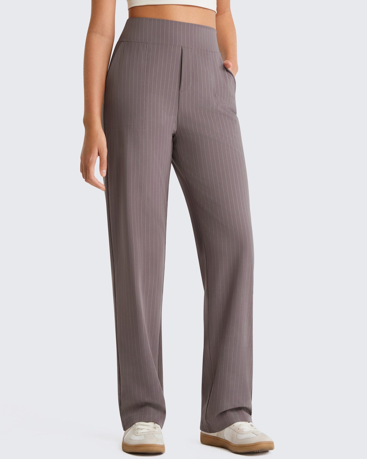 Pantalones de Trabajo G4Free ShiftReady con Raya Diplomática, Bolsillos y Pierna Recta
