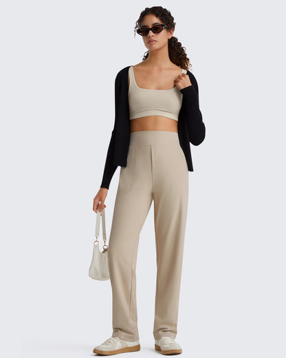 Pantalones de Trabajo G4Free ShiftReady con Raya Diplomática, Bolsillos y Pierna Recta