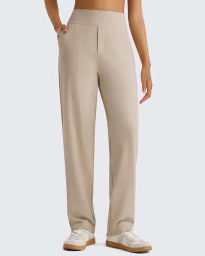 Pantalones de Trabajo G4Free ShiftReady con Raya Diplomática, Bolsillos y Pierna Recta