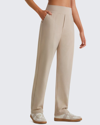 Pantalones de Trabajo G4Free ShiftReady con Raya Diplomática, Bolsillos y Pierna Recta