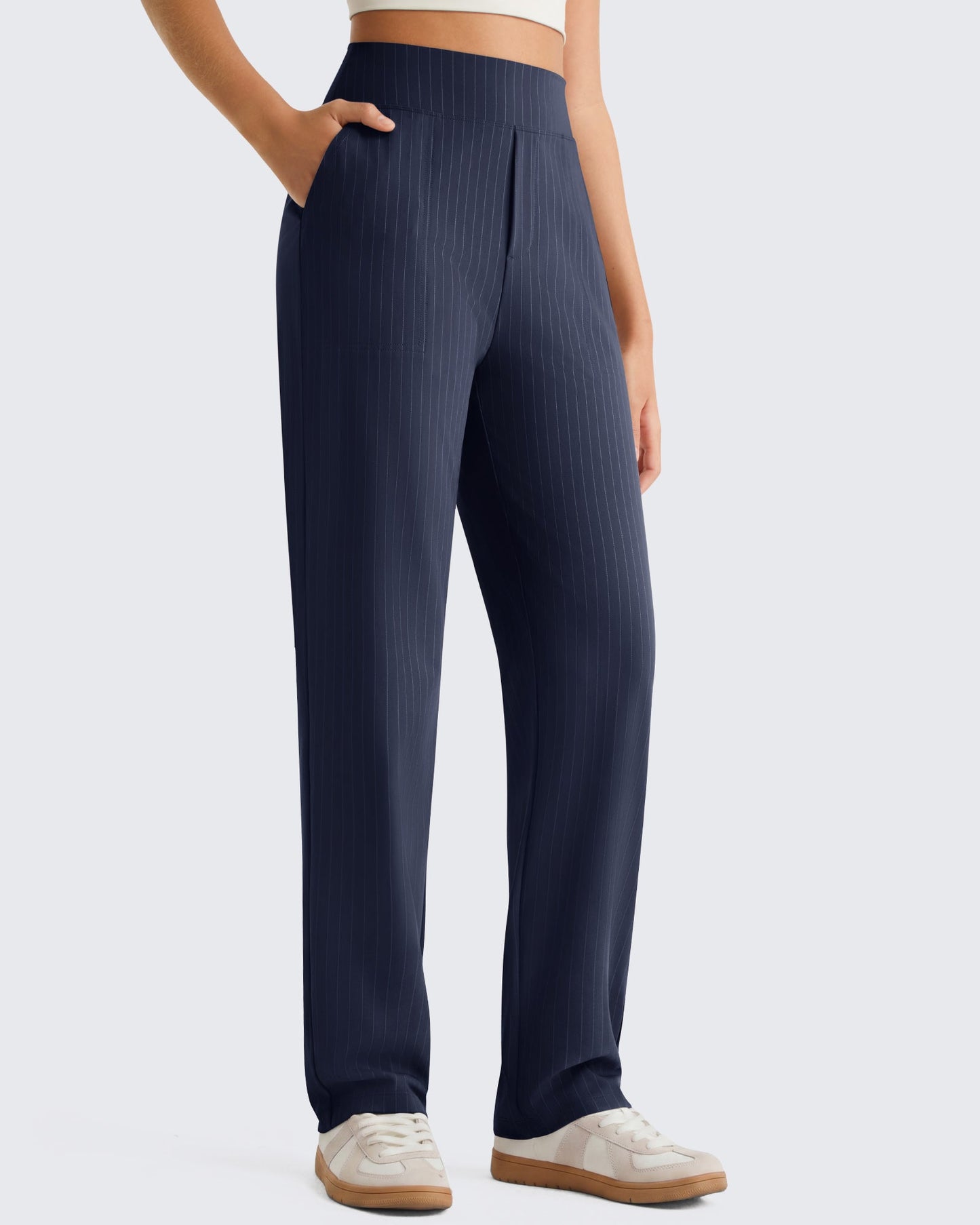 Pantalones de Trabajo G4Free ShiftReady con Raya Diplomática, Bolsillos y Pierna Recta