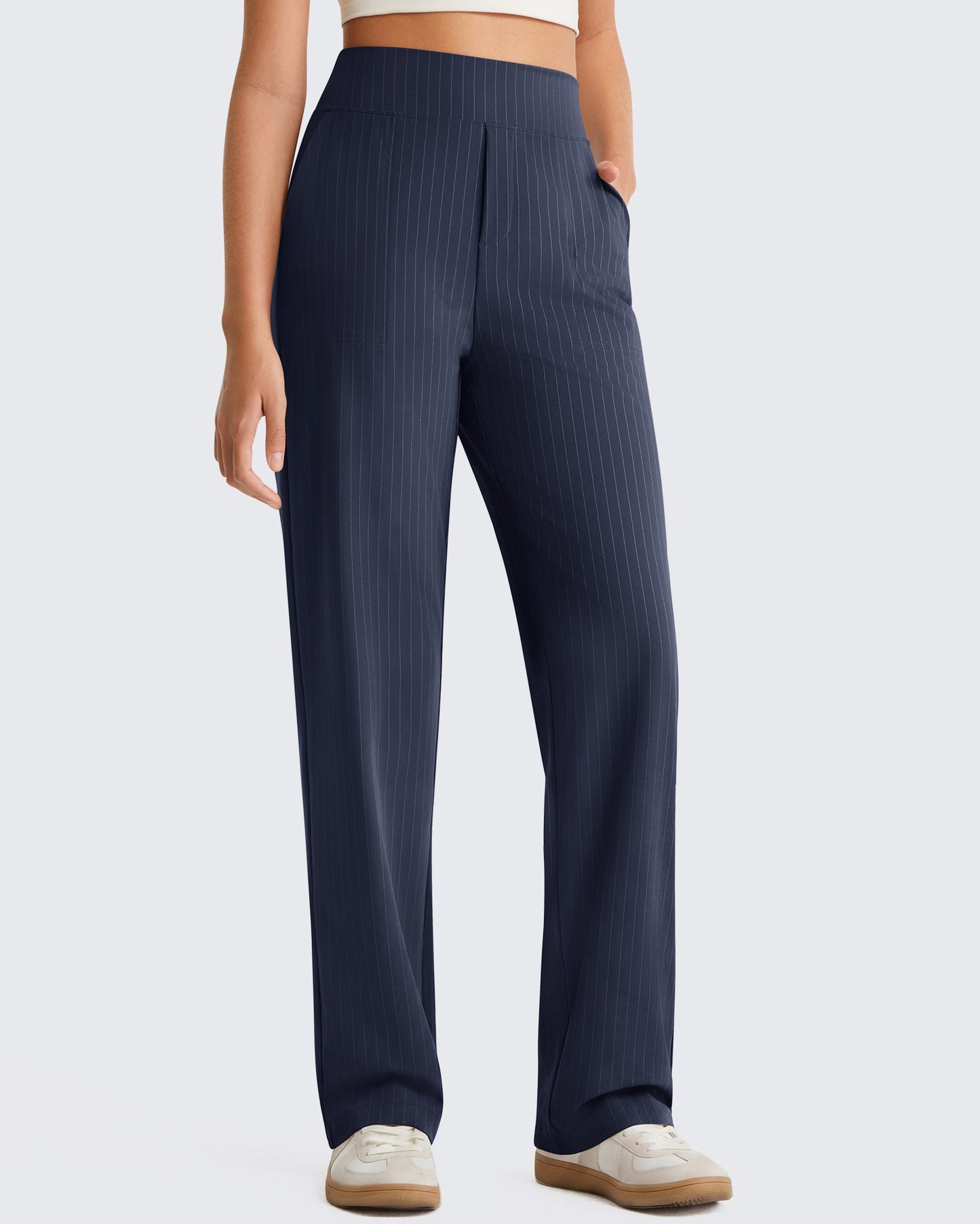Pantalones de Trabajo G4Free ShiftReady con Raya Diplomática, Bolsillos y Pierna Recta
