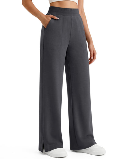 Pantalones de chándal suaves de modal Smoofit G4Free, cintura acanalada, aberturas laterales con bolsillos