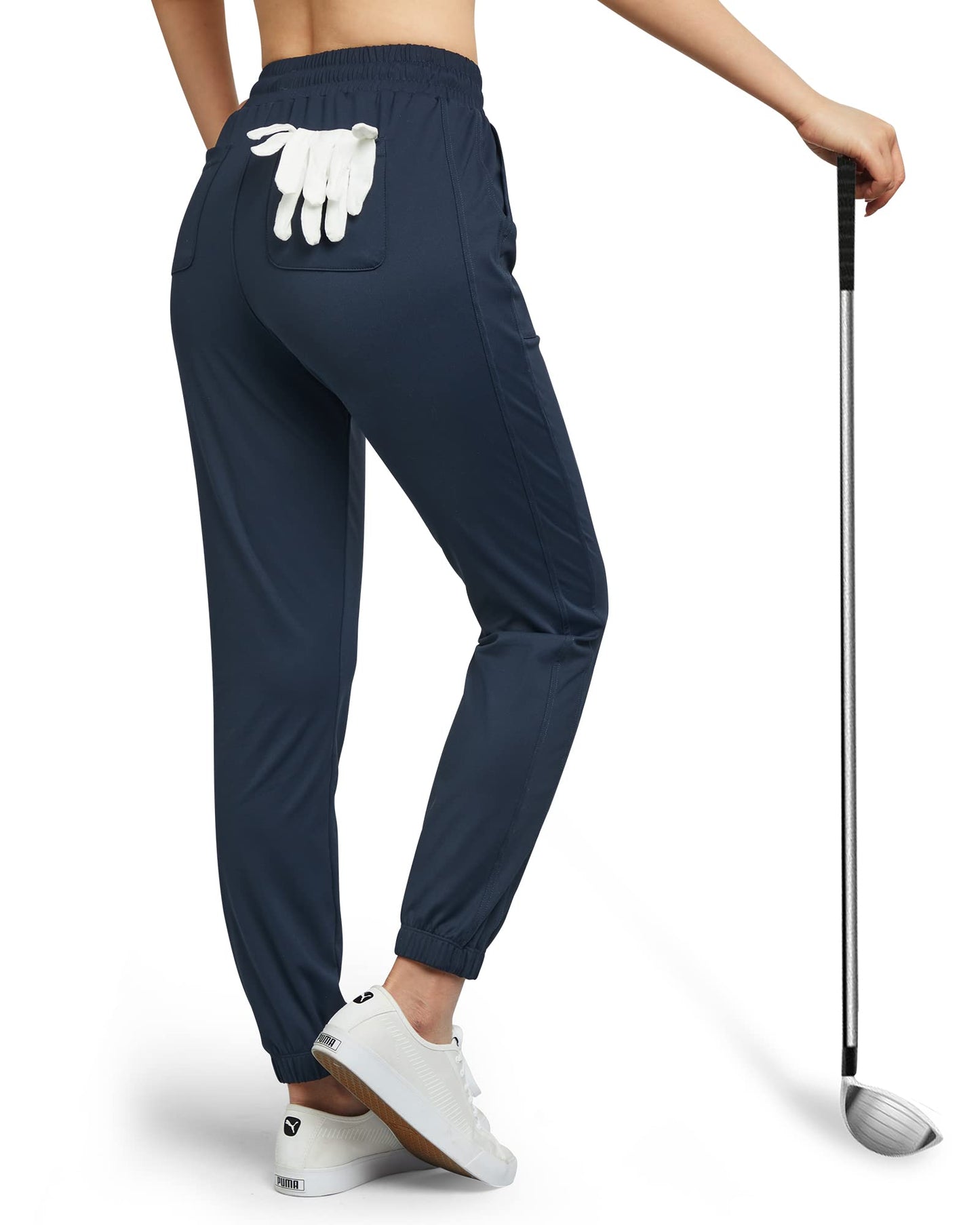 Pantalones de golf tipo jogger entallados casuales