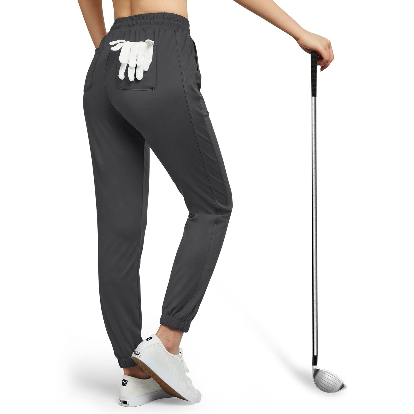 Pantalones de golf tipo jogger entallados casuales