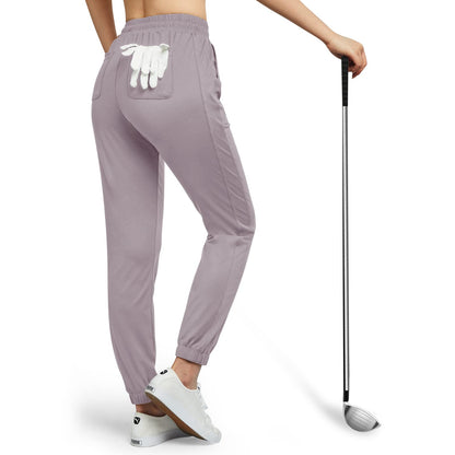 Pantalones de golf tipo jogger entallados casuales