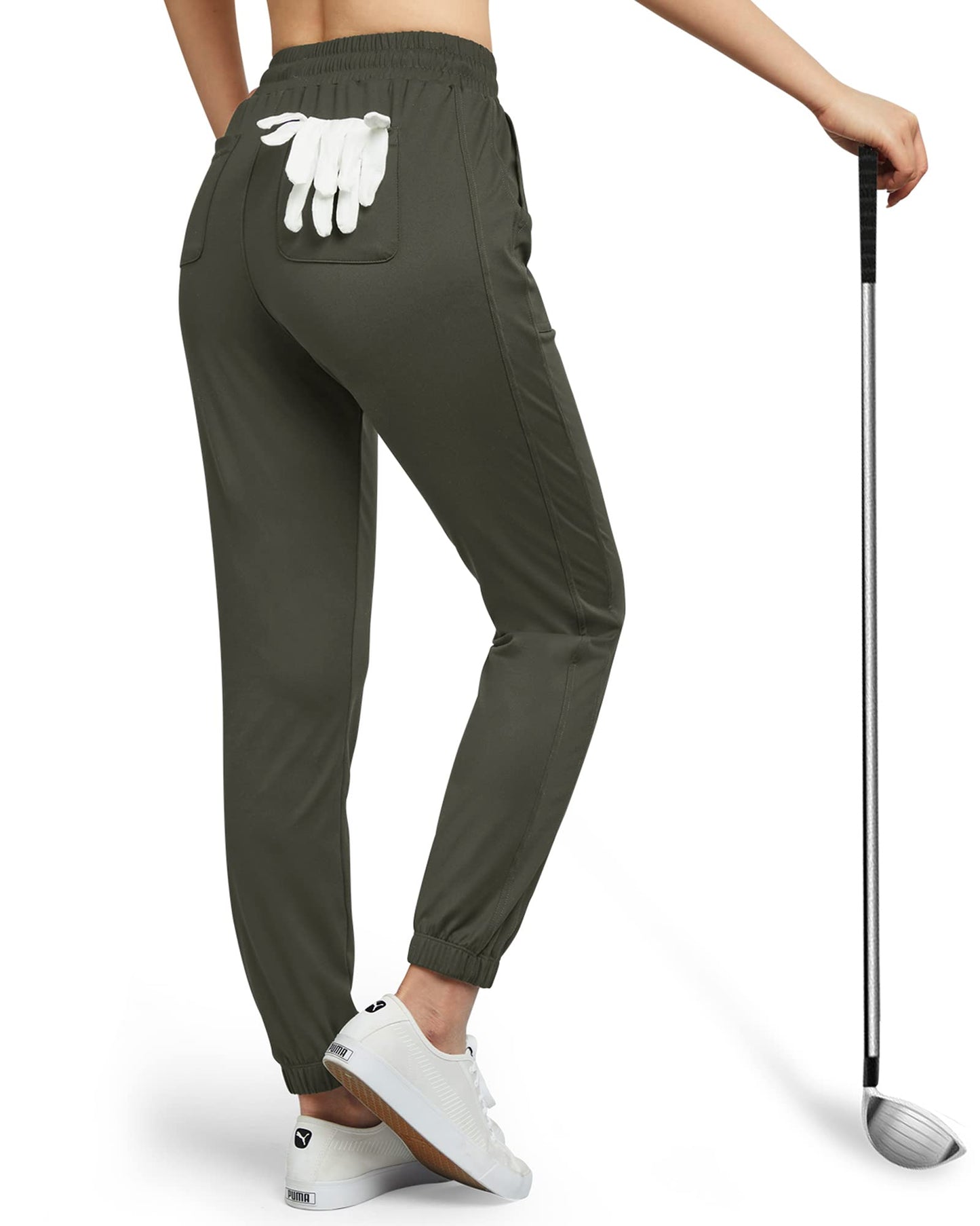 Pantalones de golf tipo jogger entallados casuales