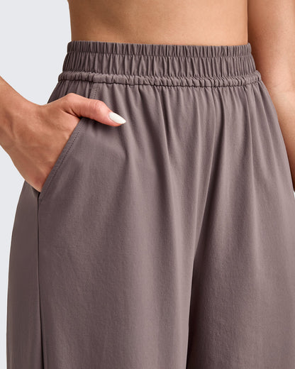 Pantalones Palazzo Anchos Ligeros al Tobillo