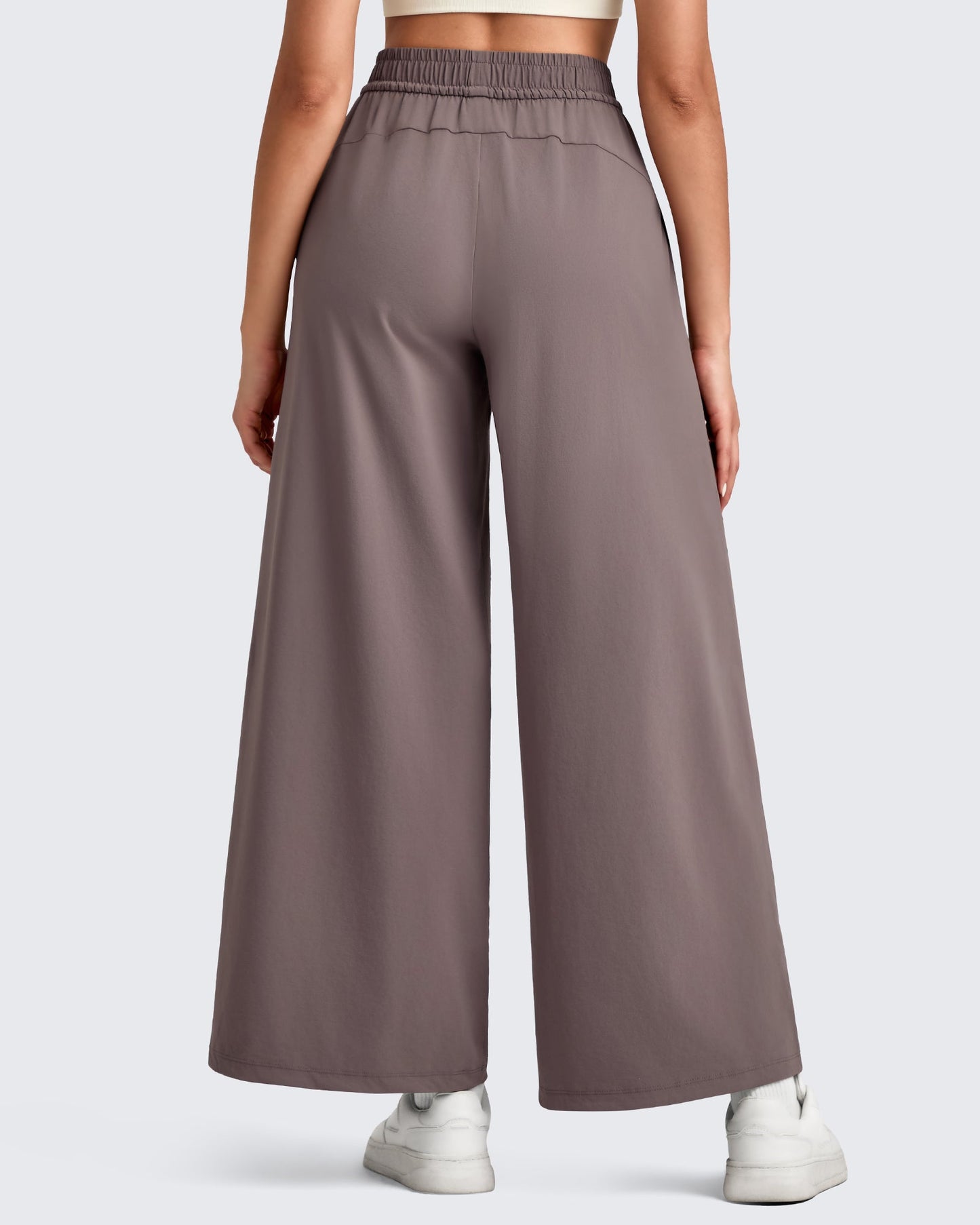 Pantalones Palazzo Anchos Ligeros al Tobillo