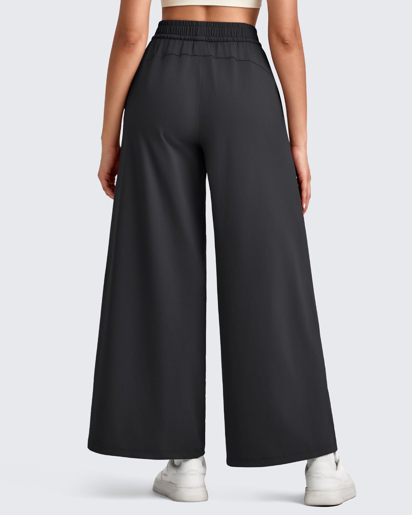 Pantalones Palazzo Anchos Ligeros al Tobillo