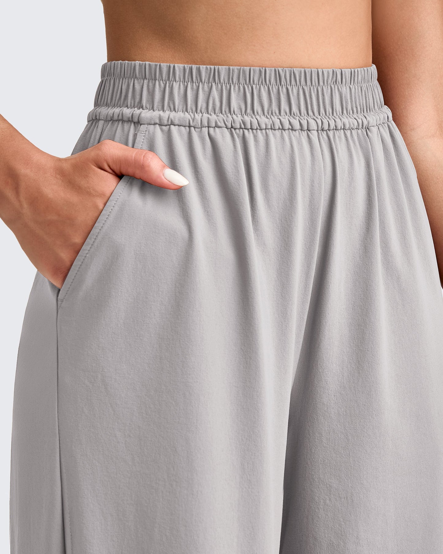 Pantalones Palazzo Anchos Ligeros al Tobillo