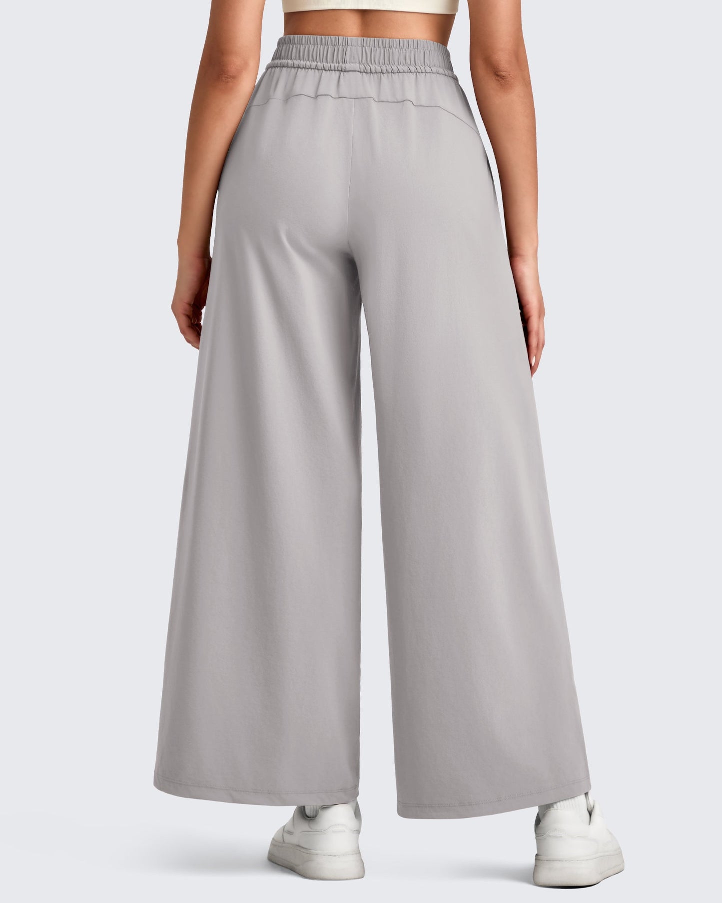 Pantalones Palazzo Anchos Ligeros al Tobillo