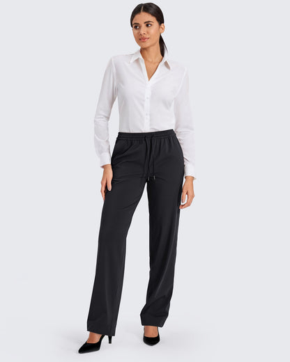 Pantalones rectos ShiftReady Business con cordón
