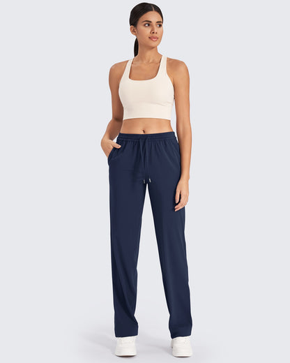 Pantalones rectos ShiftReady Business con cordón