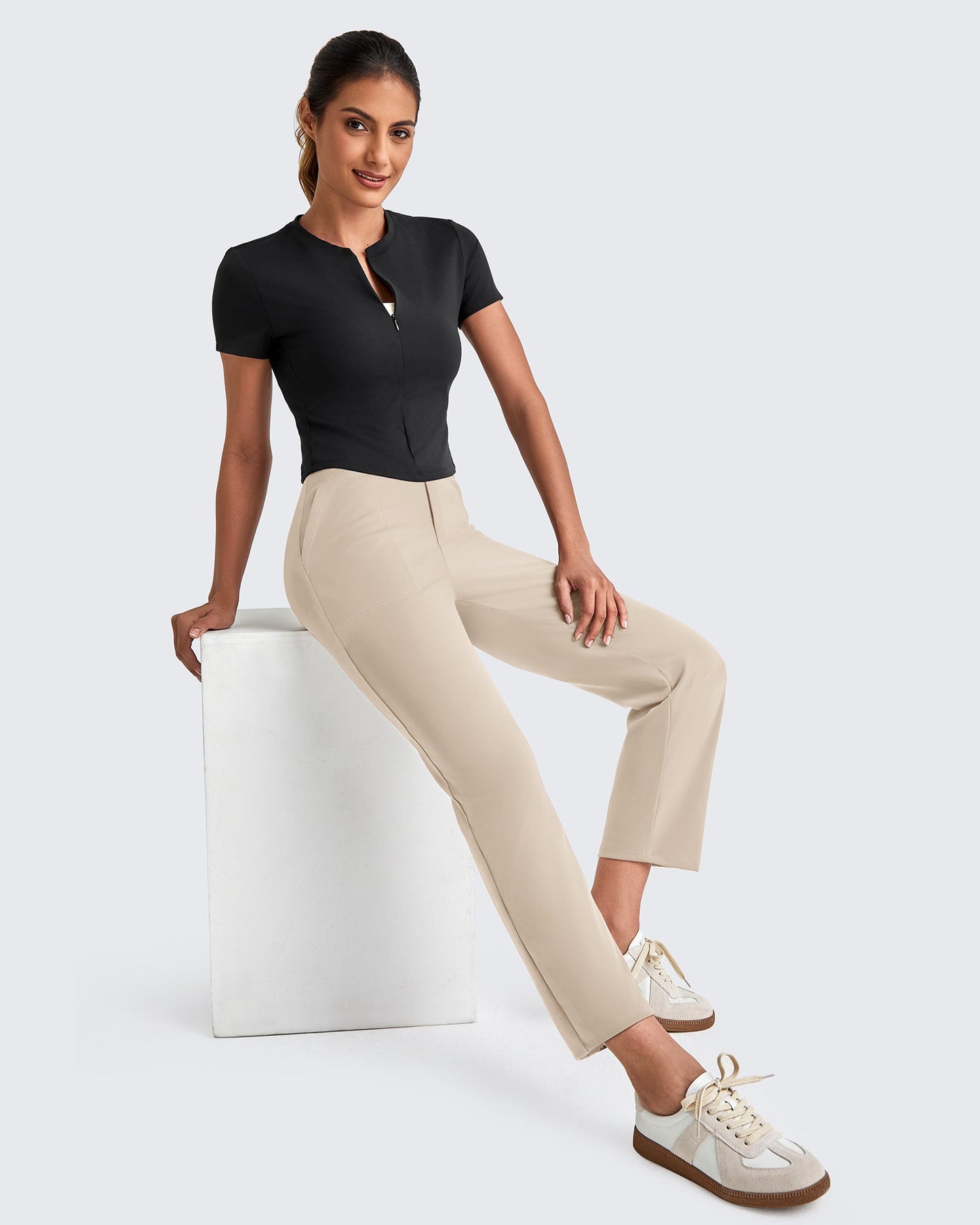 Pantalones de trabajo informales de negocios ShiftReady Crop