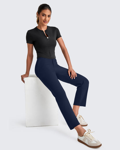 Pantalones de trabajo informales de negocios ShiftReady Crop