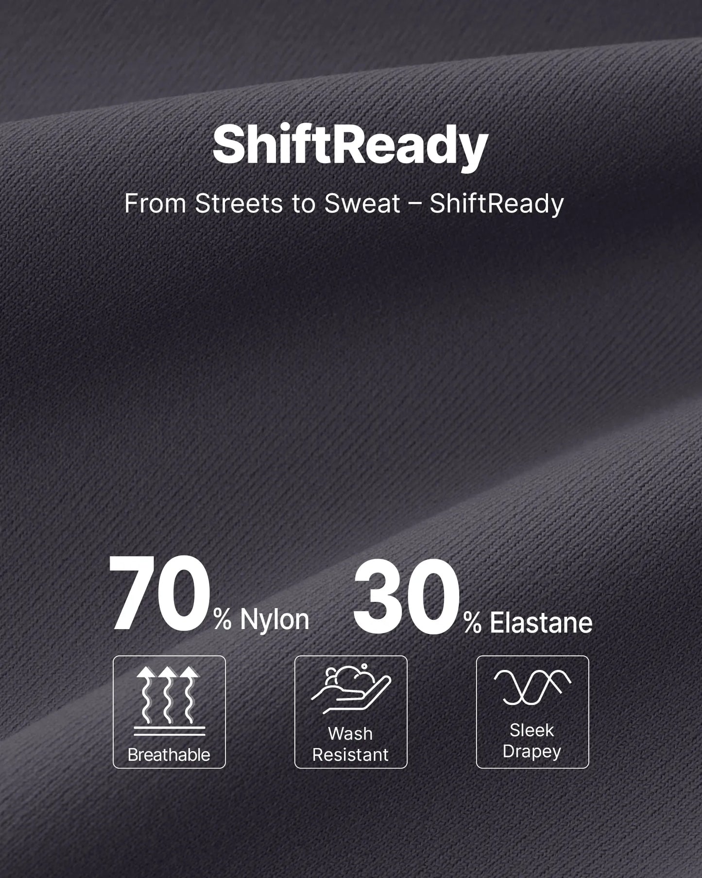Pantalones capri ShiftReady de pierna ancha con cintura elástica de 18''