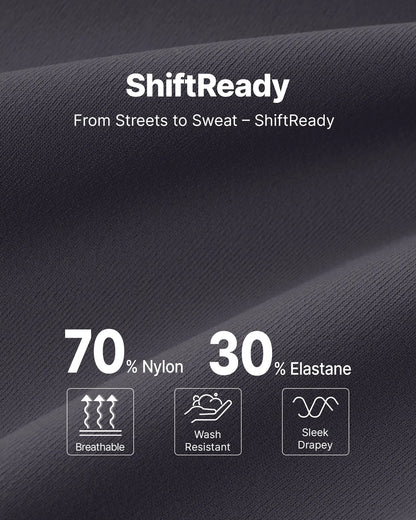 Pantalones capri ShiftReady de pierna ancha con cintura elástica de 18''