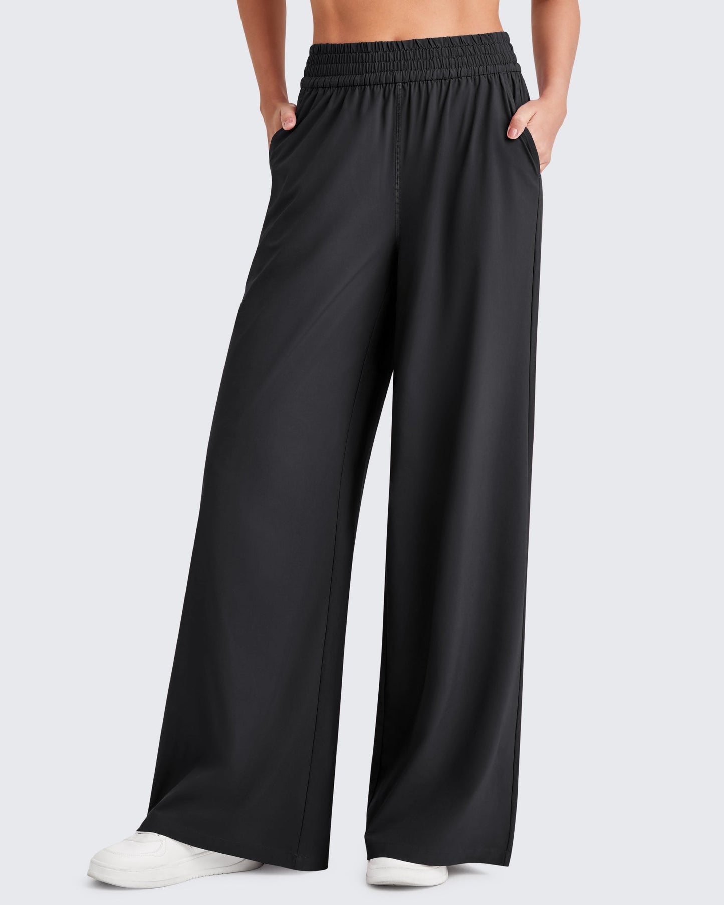Pantalones de trabajo de pernera ancha con cintura elástica ShiftReady
