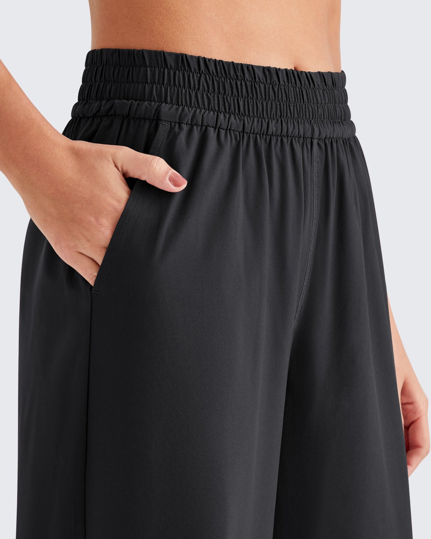 Pantalones de trabajo de pernera ancha con cintura elástica ShiftReady