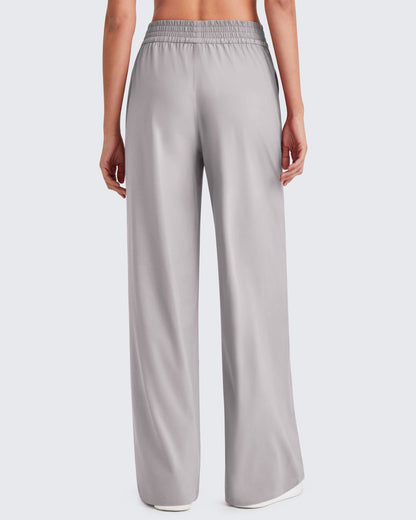 Pantalones de trabajo de pernera ancha con cintura elástica ShiftReady
