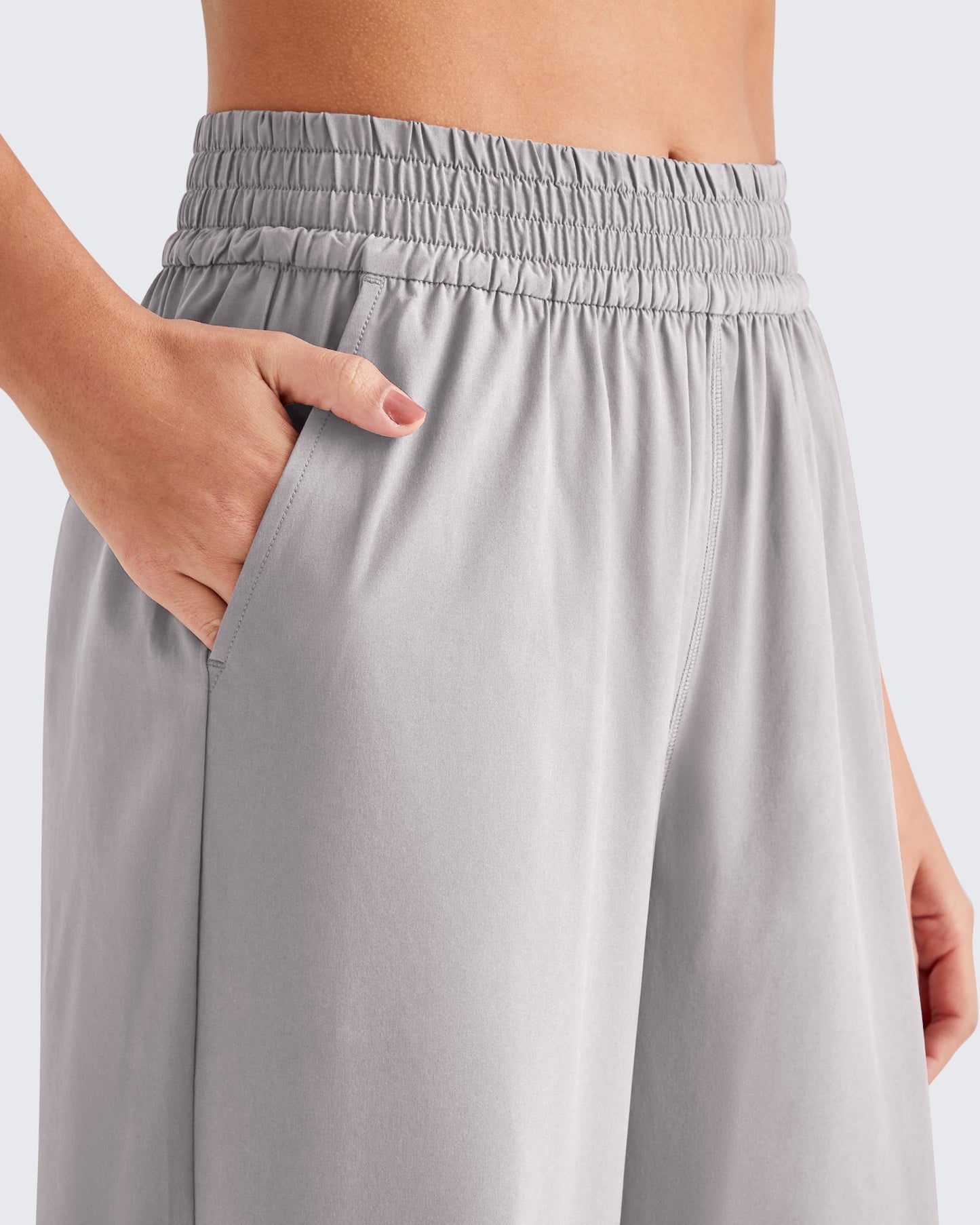 Pantalones de trabajo de pernera ancha con cintura elástica ShiftReady