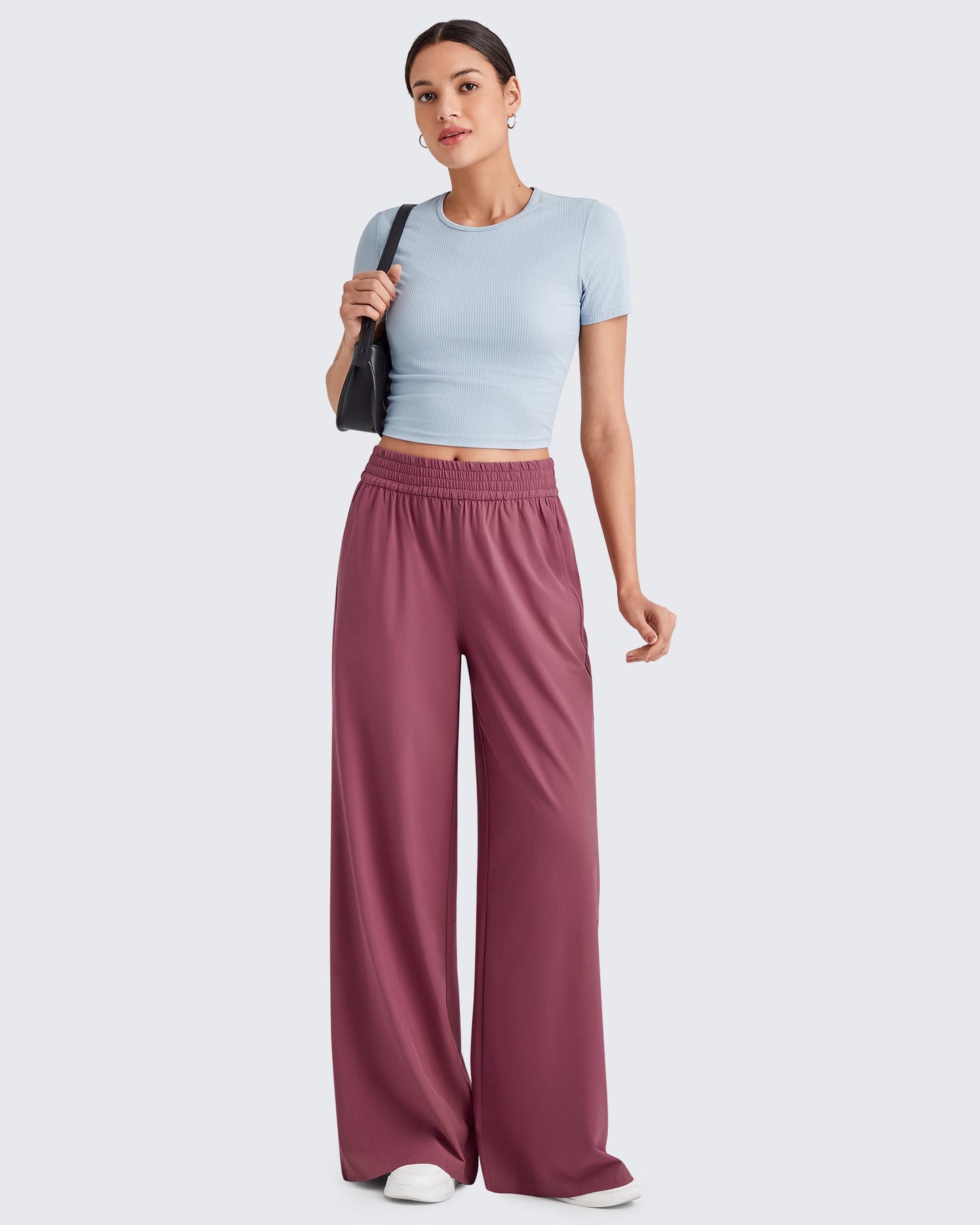 Pantalones de trabajo de pernera ancha con cintura elástica ShiftReady