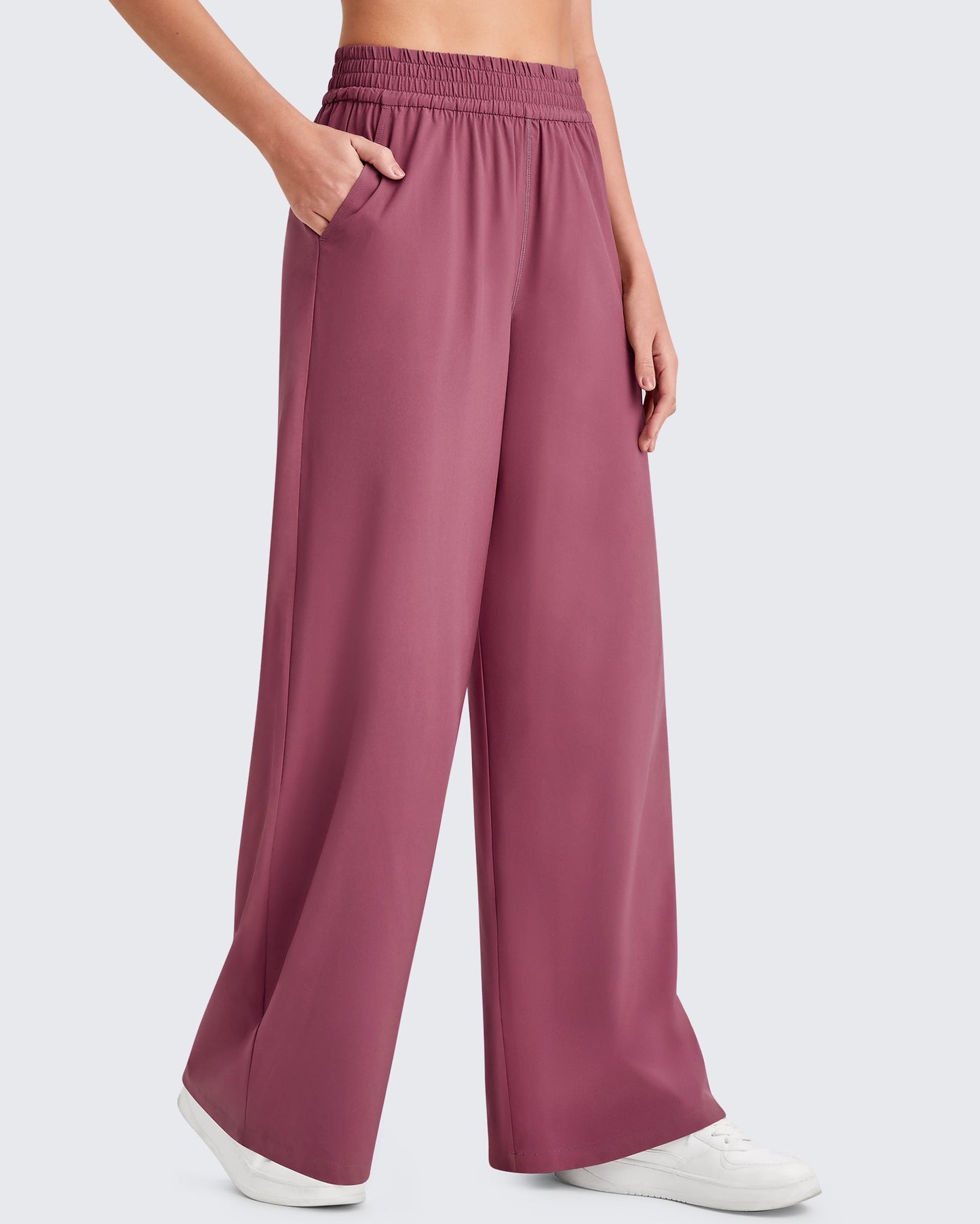 Pantalones de trabajo de pernera ancha con cintura elástica ShiftReady