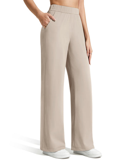 Pantalones de vestir rectos de talle alto ShiftReady