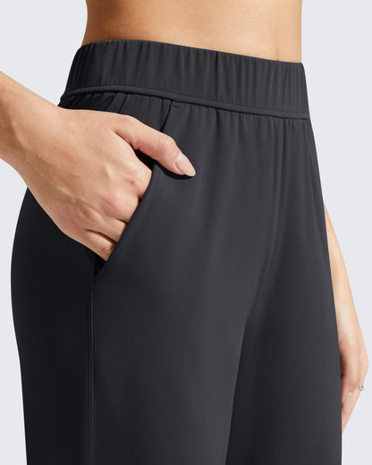 Pantalones de vestir rectos de talle alto ShiftReady