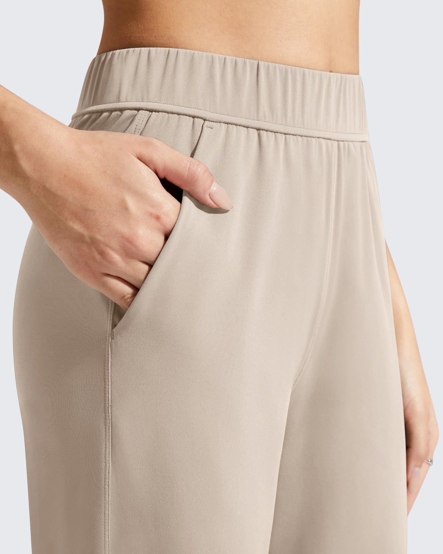 Pantalones de vestir rectos de talle alto ShiftReady
