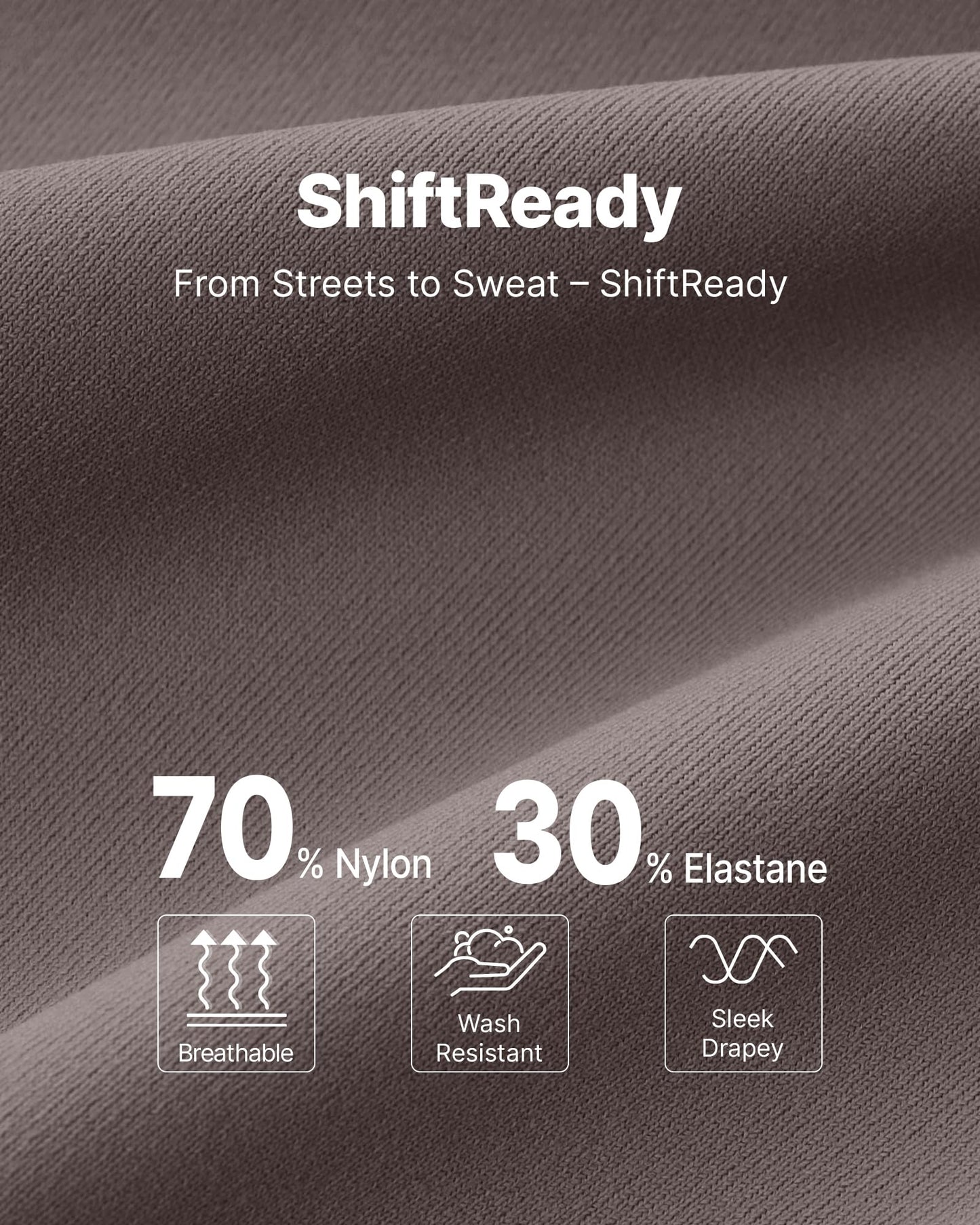 Pantalones de vestir rectos de talle alto ShiftReady